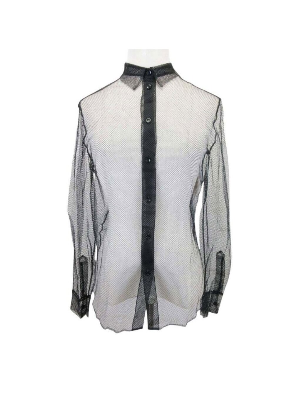 Dior Mesh Blouse Black